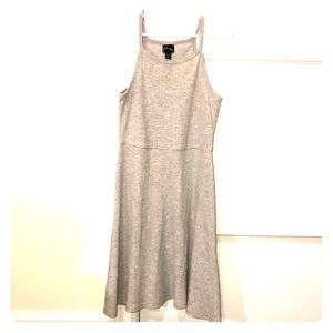 Girls spaghetti strap gray dress